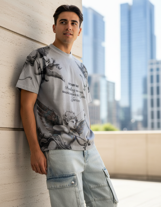 Playera Angel Oversize – Estilo Celestial Urbano