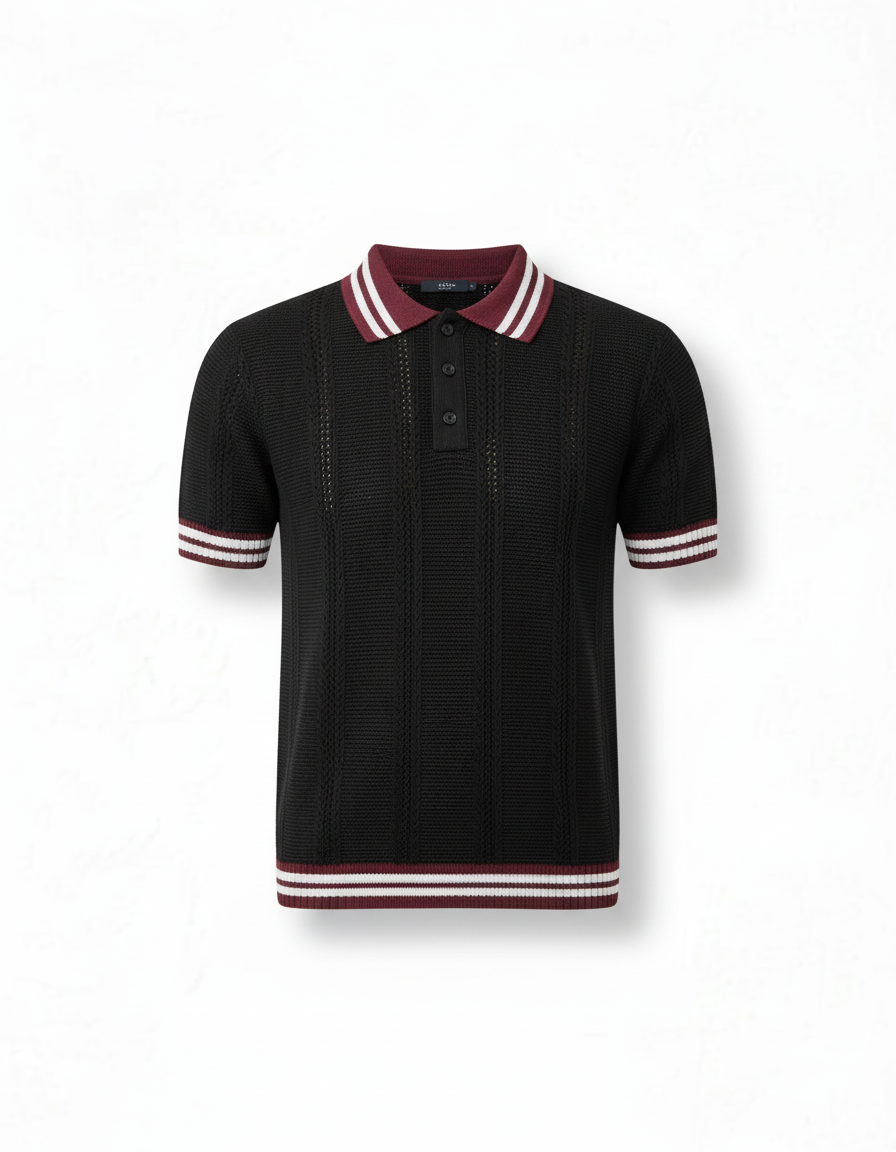Polo Siena Knit DB – Elegancia Clásica con Toque Moderno