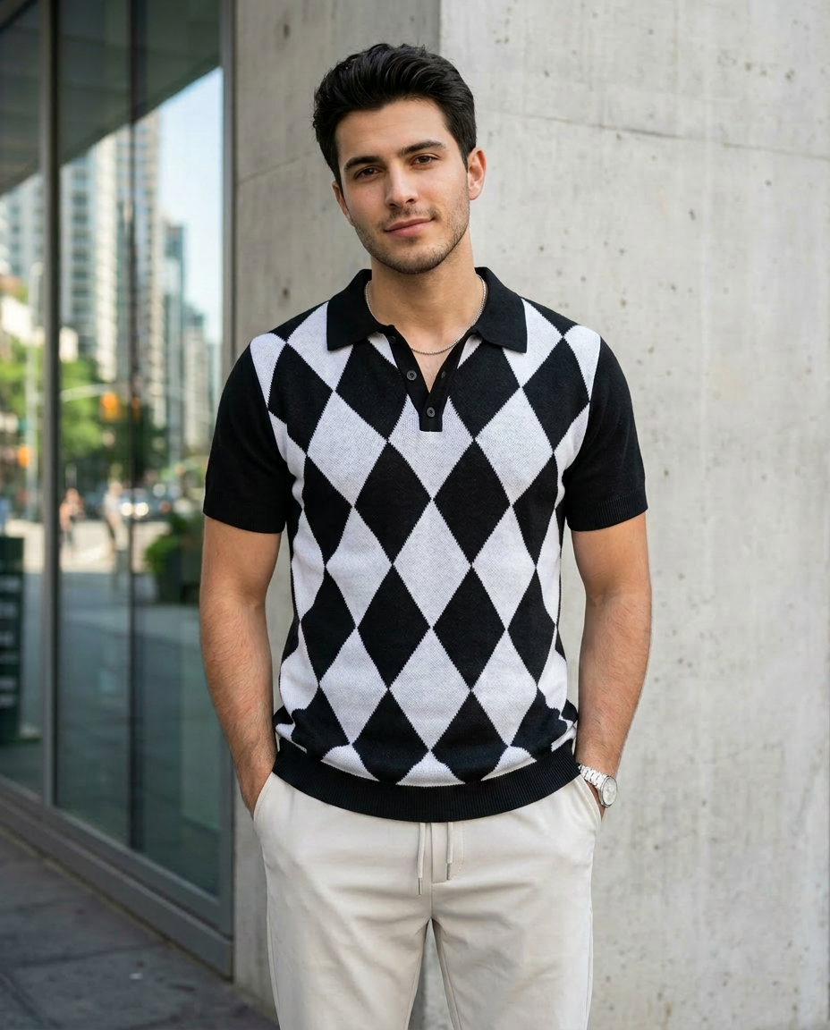 Polo Vintage Club DB – Estilo Clásico Premium