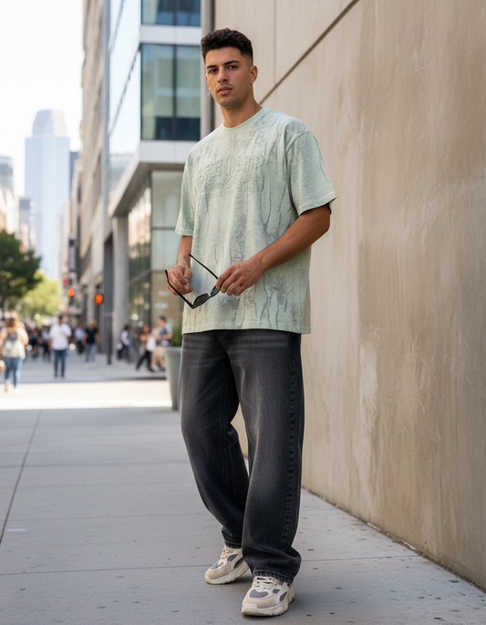 PLAYERA OVERSIZE LETRAS 3D