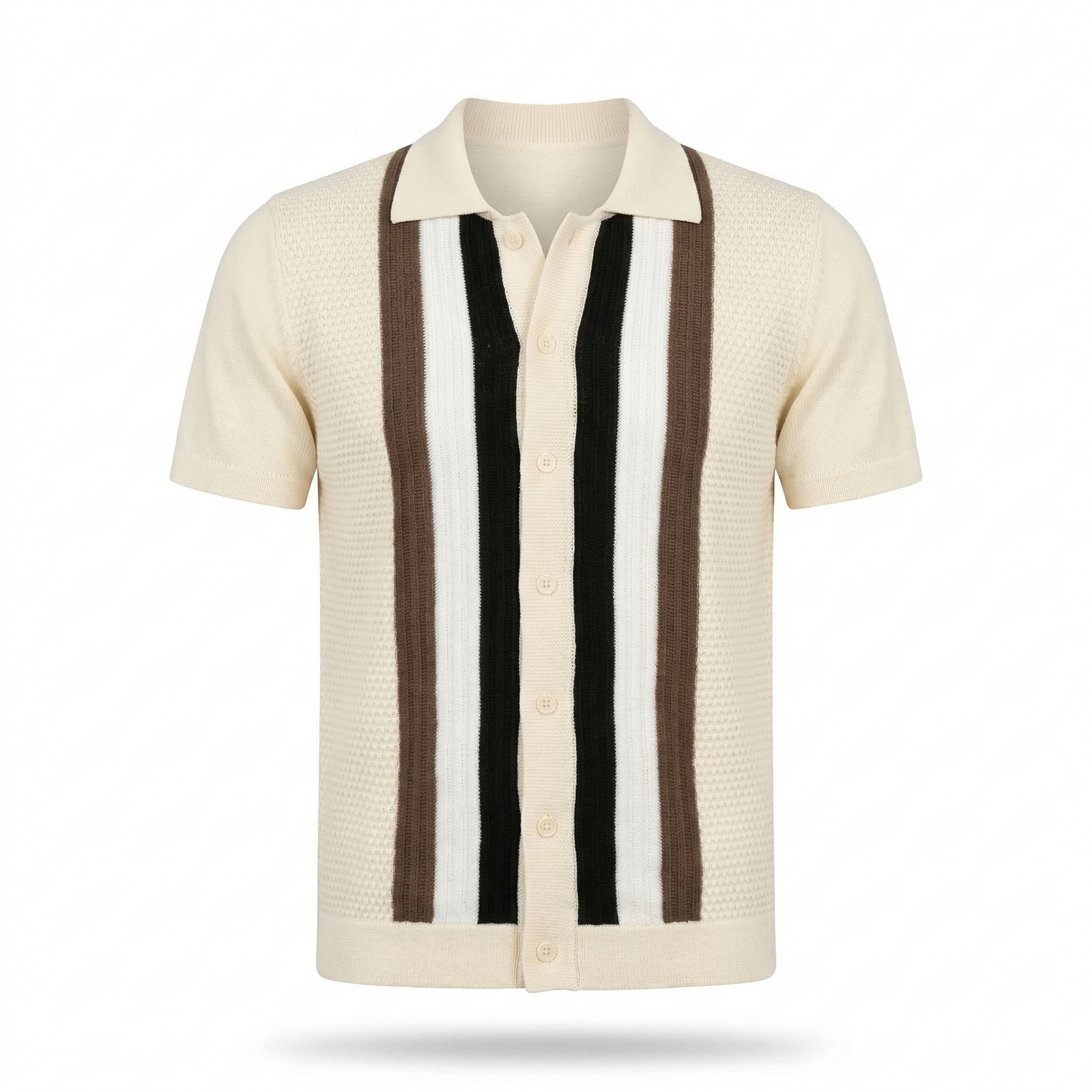 Camisa de Tejido Amalfi DB – Elegancia Texturizada Premium