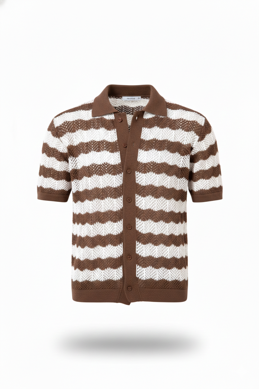 CAMISA DB CORTE OVERSIZED CON AGUJEROS