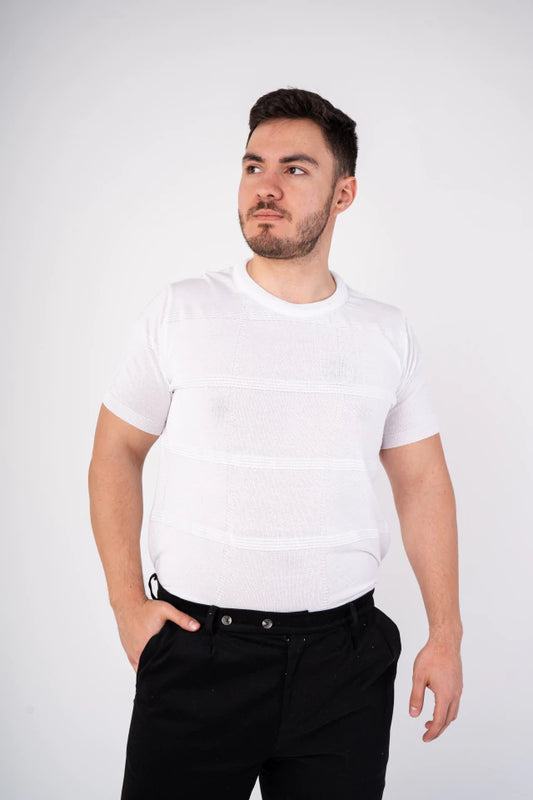 PLAYERA TEJIDA TIPO OLD MONEY