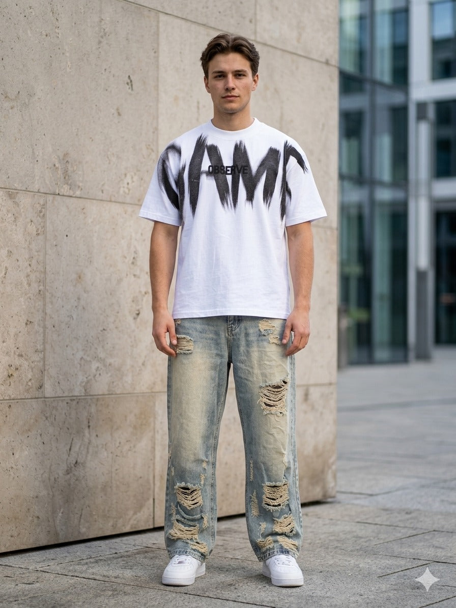 Playera Oversize Game – Estilo Urbano en Modo Activo