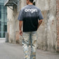 Playera Oversize Origin con Cadena – Street Style Premium