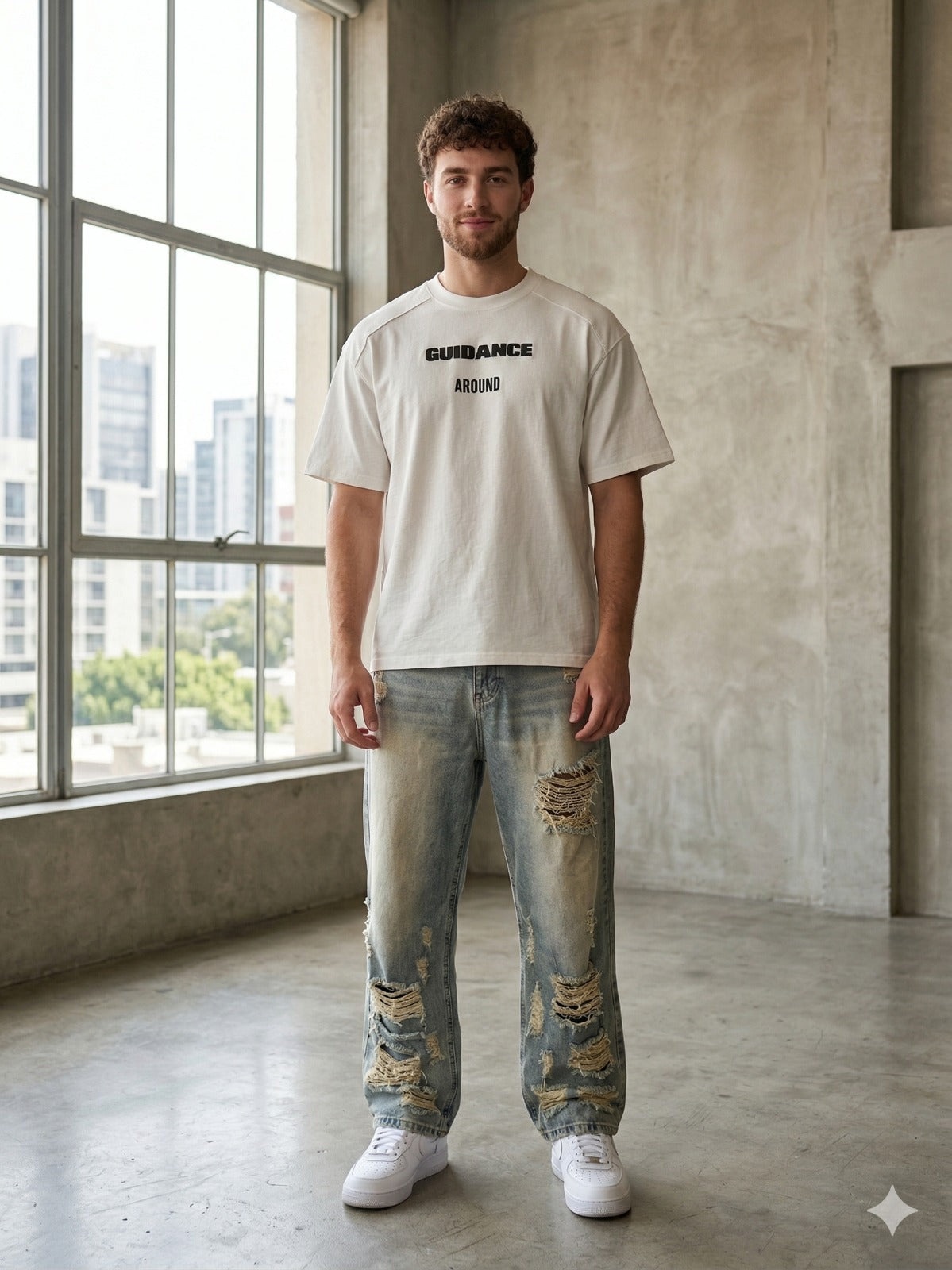 Playera Oversize Guidance – Estilo con Dirección