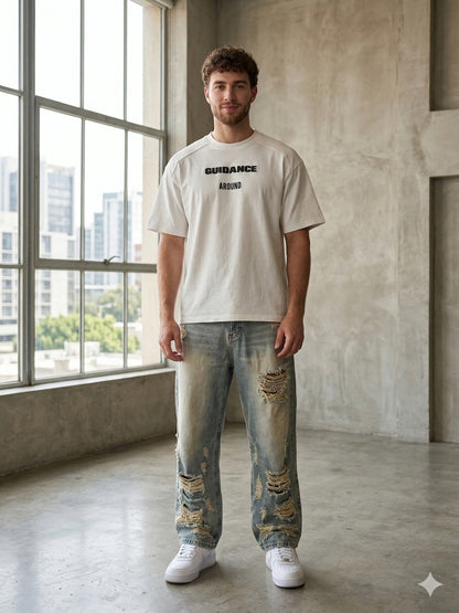 Playera Oversize Guidance – Estilo con Dirección