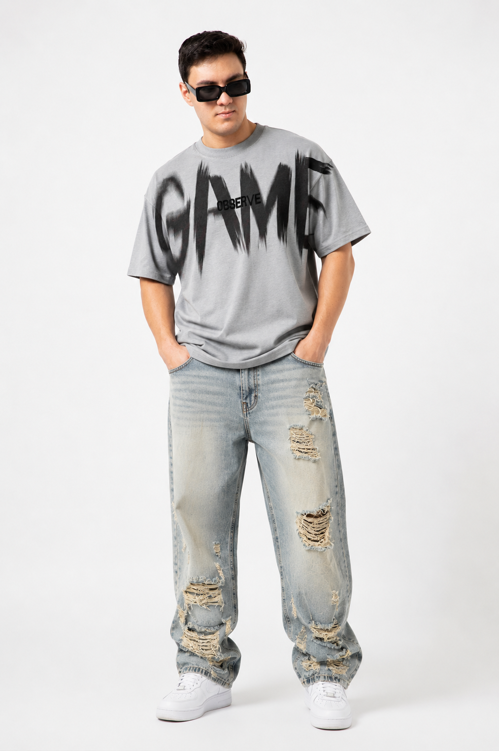 Playera Oversize Game – Estilo Urbano en Modo Activo