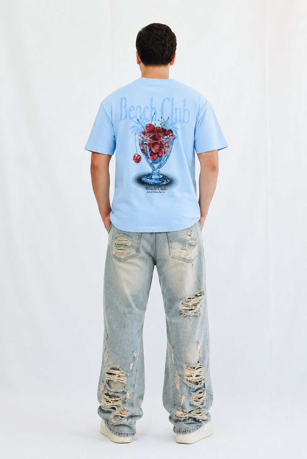 Playera Oversize Beach Club – Vibra Relax & Summer Style