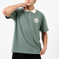 Polo Bordada Oversize – Elegancia Relajada con Toque Premium