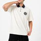 Polo Bordada Oversize – Elegancia Relajada con Toque Premium