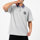 Polo Bordada Oversize – Elegancia Relajada con Toque Premium