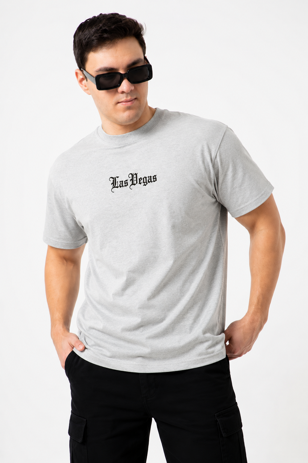 Playera Oversize “Las Vegas” – Estilo Urbano con Actitud Nocturna