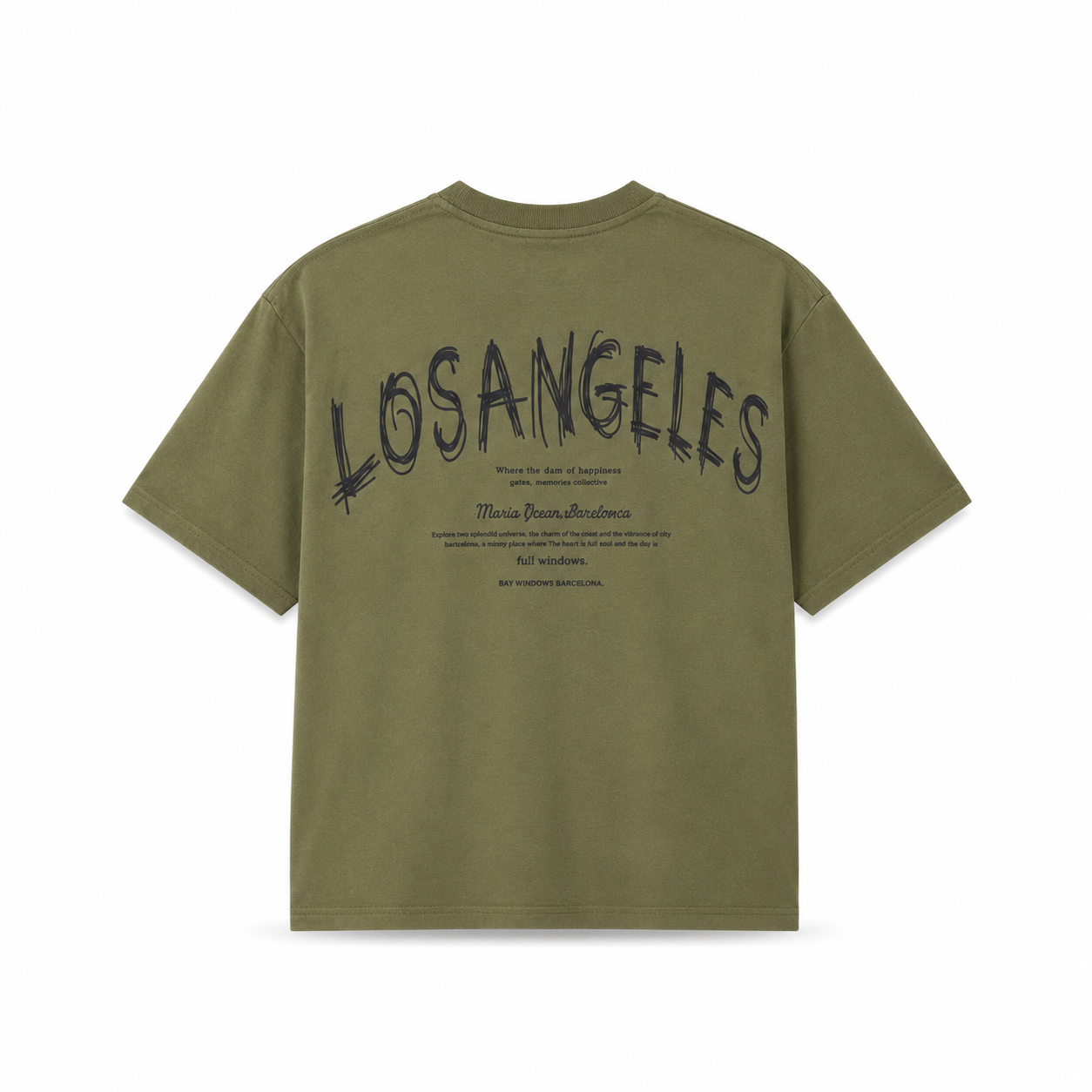 Playera Los Angeles Oversize – Estilo Urbano