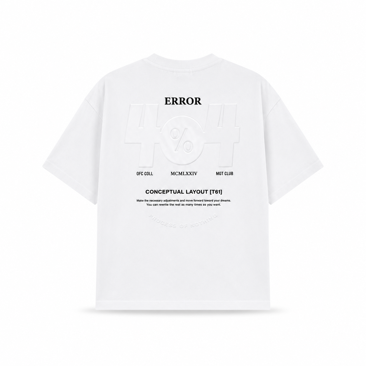 Playera Error 404 Oversize – Diseño Urbano