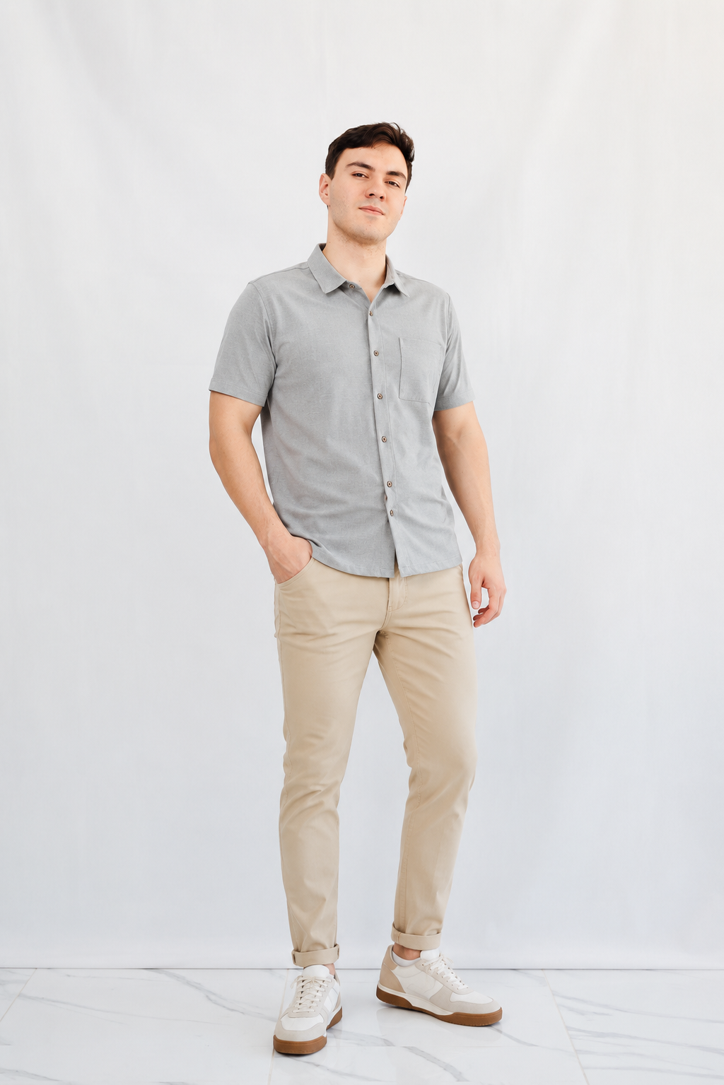 CAMISA TELA BOSTON DB – Elegancia Minimalista