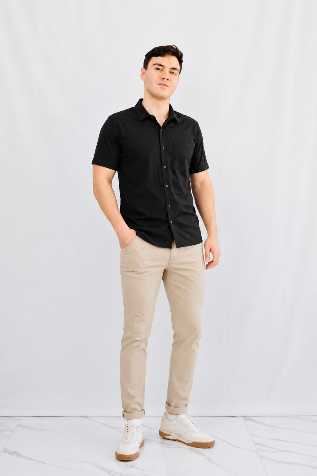 CAMISA TELA BOSTON DB – Elegancia Minimalista
