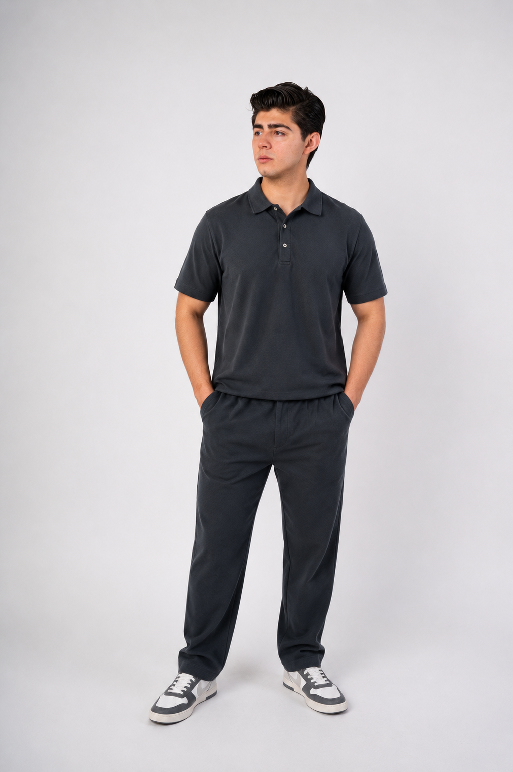 CONJUNTO DE LINO CUELLO POLO DB – Estilo Fresco y Sofisticado