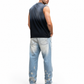 Pantalón Acid Wash de Mezclilla Rígida Premium