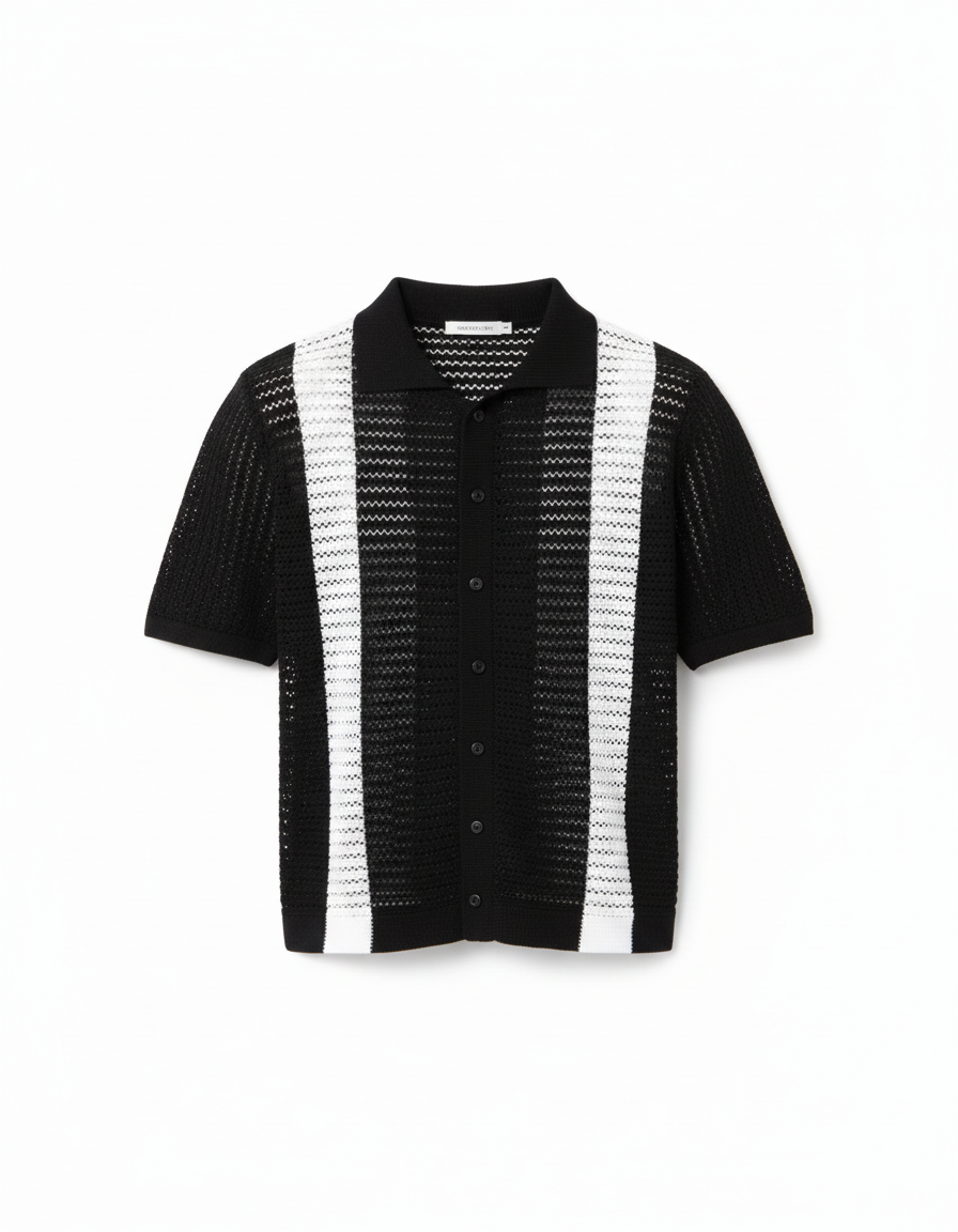 CAMISA DB PERFORACIÓN CORTE BOXY