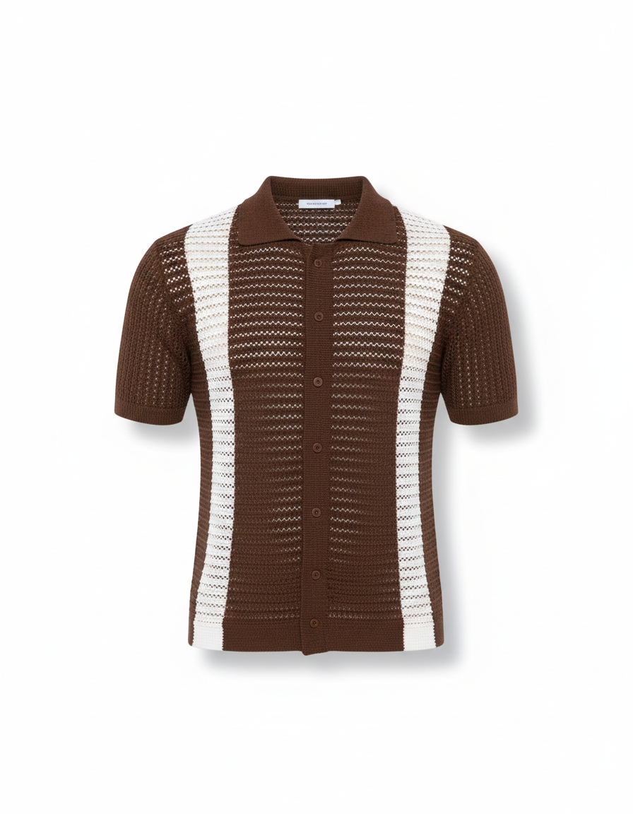 CAMISA DB PERFORACIÓN CORTE BOXY