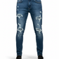 PANTALON ROTO CORTE SLIM FIT C129