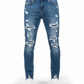 PANTALON ROTO CORTE SLIM FIT C108