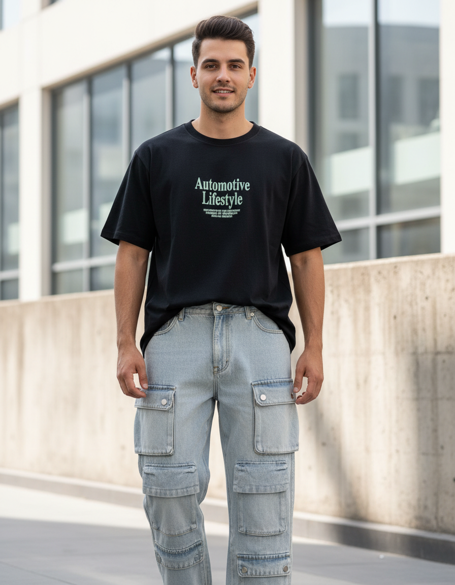 Playera Automotive Oversize