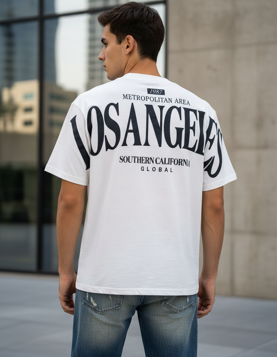 PLAYERA OVERSIZE LOS ANGELES