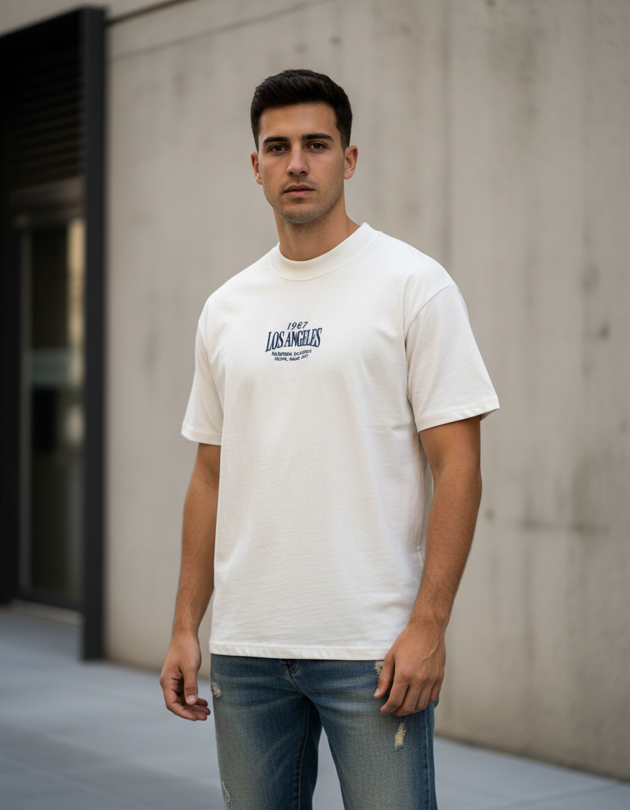 PLAYERA OVERSIZE LOS ANGELES