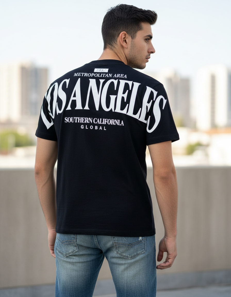 PLAYERA OVERSIZE LOS ANGELES