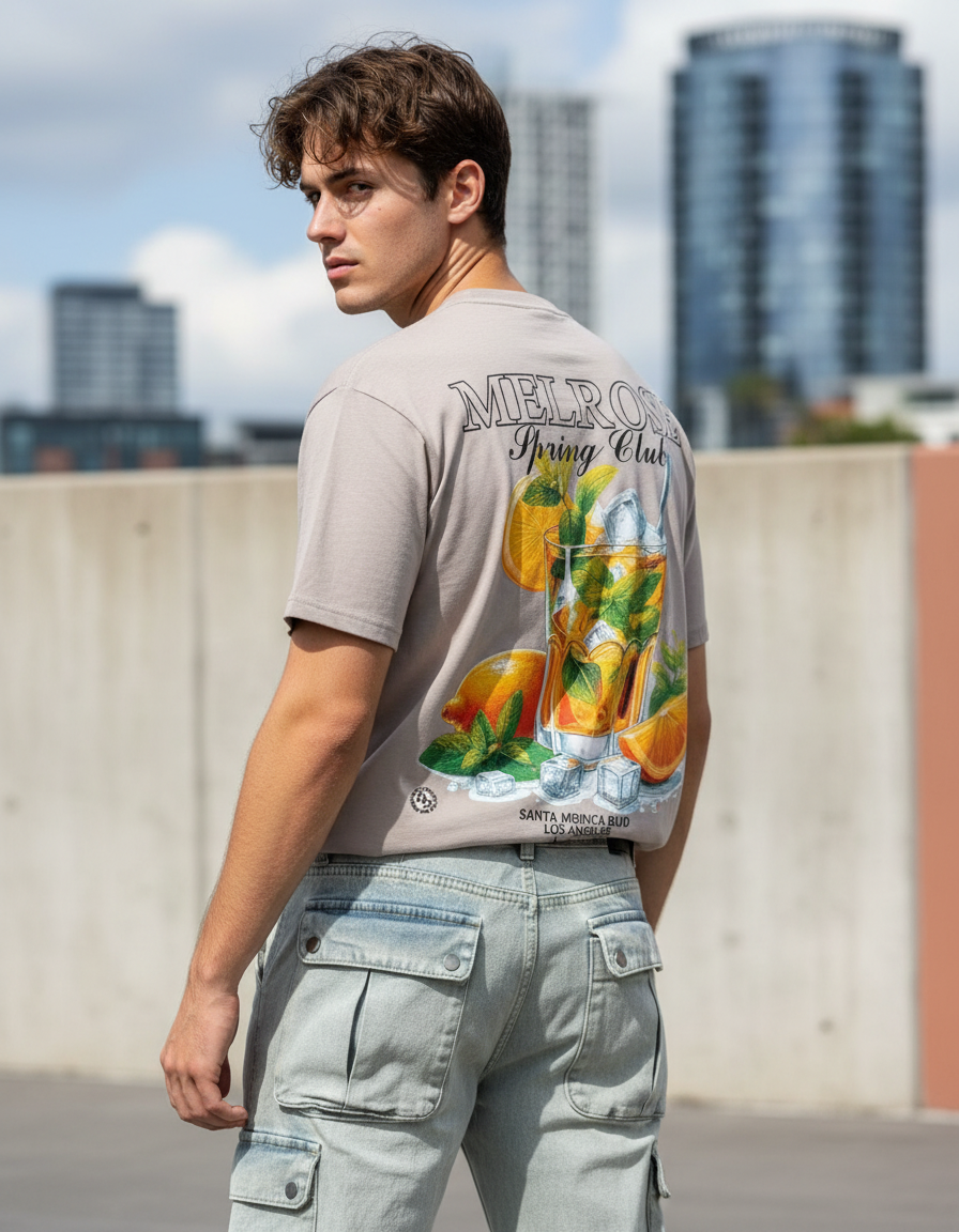 Playera Melrose Oversize – Estilo Urbano y Comodidad Premium