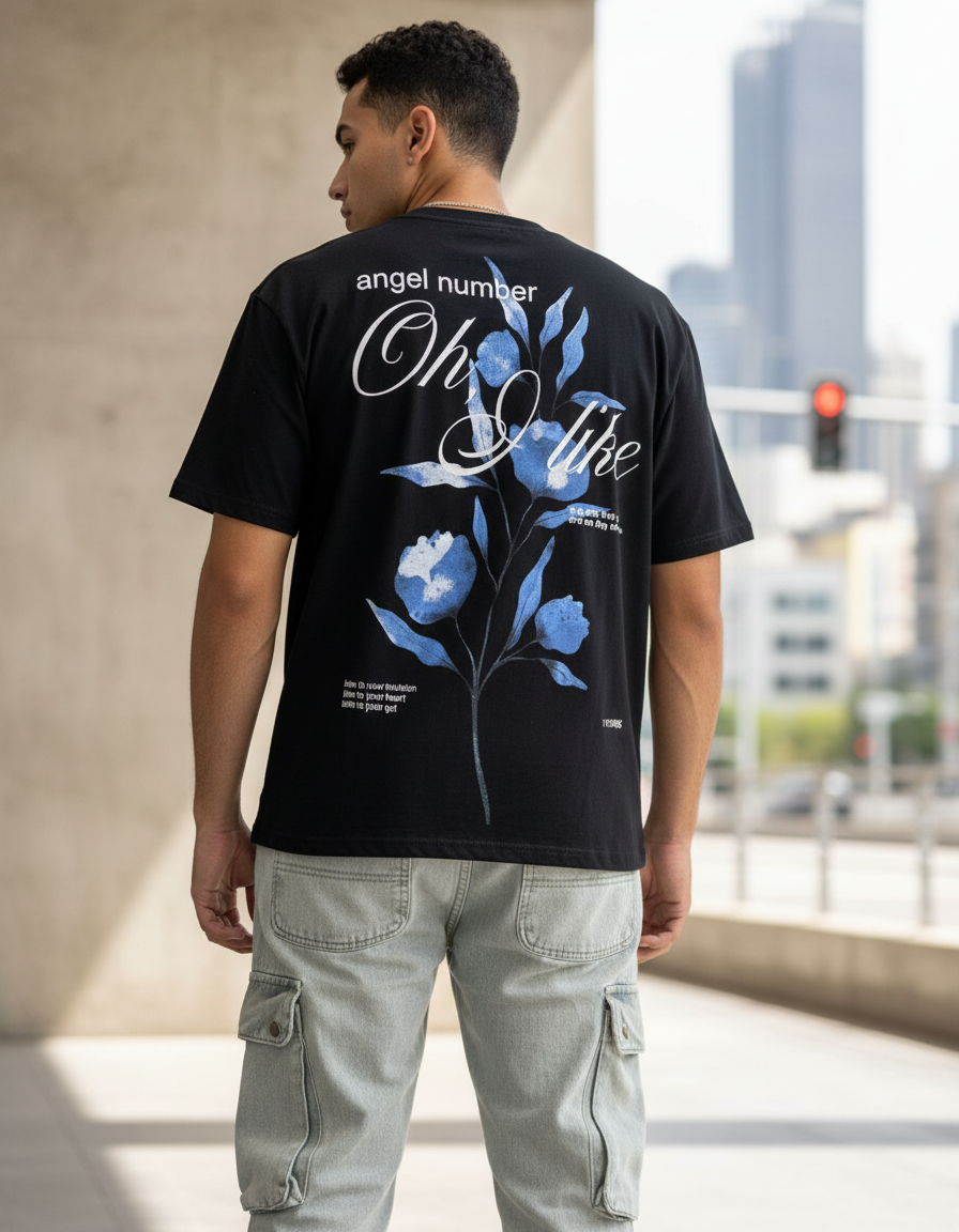 Playera “Oh, I Like” Oversize – Estilo Relajado con Actitud