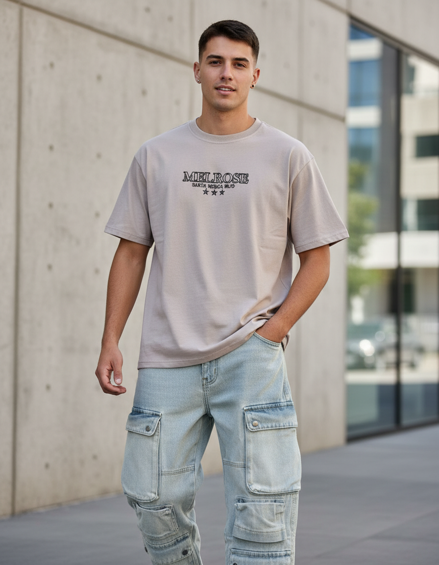 Playera Melrose Oversize – Estilo Urbano y Comodidad Premium