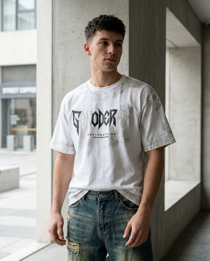 Playera Ganoderma Oversize – Estilo Natural & Streetwear