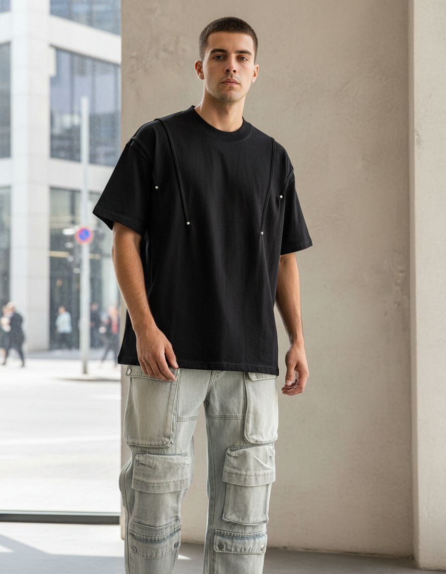 Playera Oversize Minimal Fit – Esencia Limpia