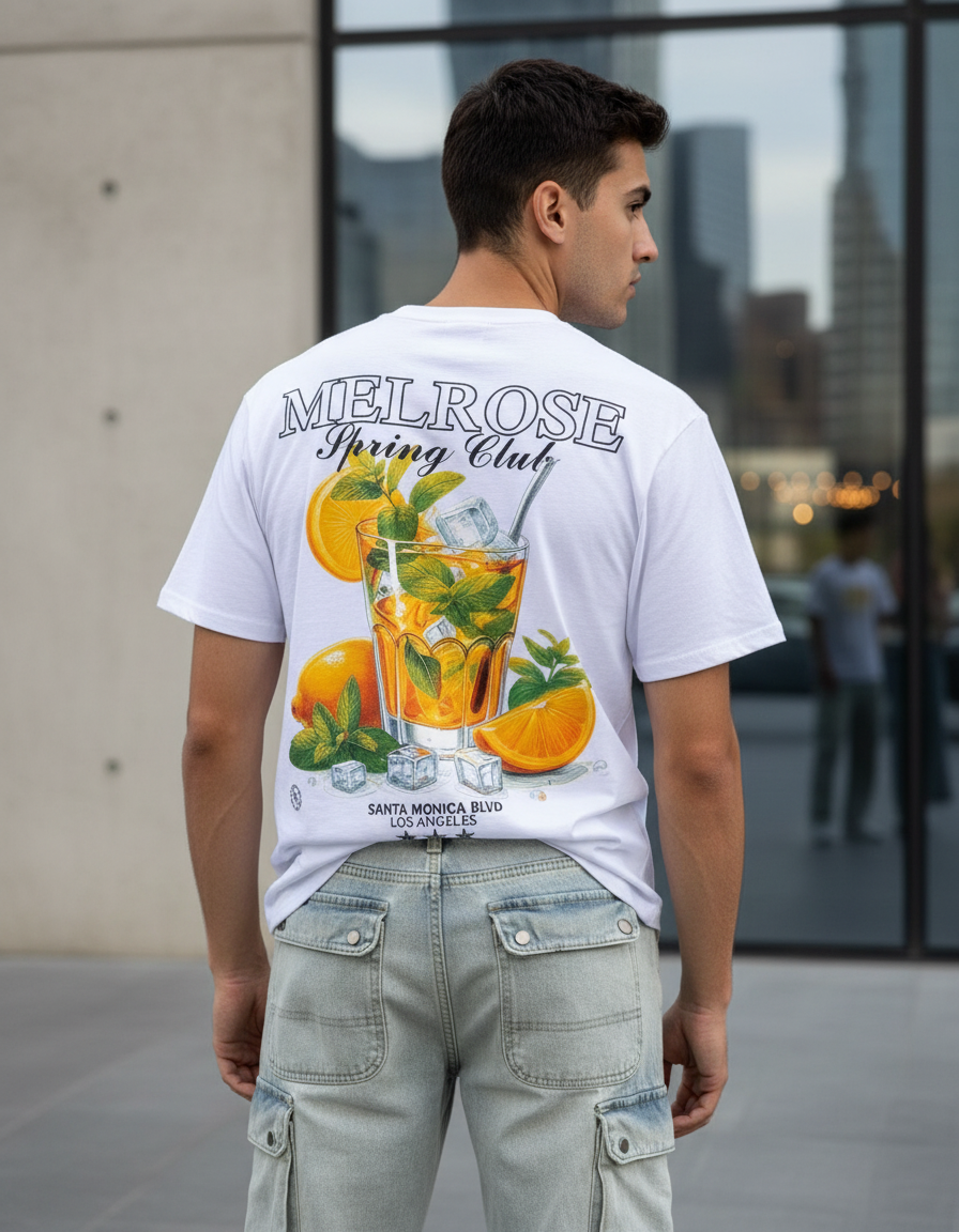 Playera Melrose Oversize – Estilo Urbano y Comodidad Premium