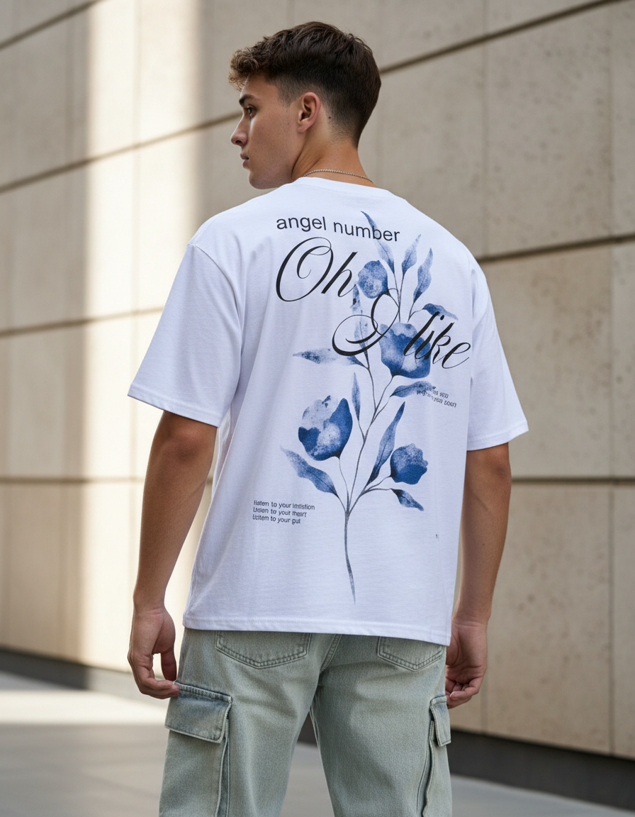 Playera “Oh, I Like” Oversize – Estilo Relajado con Actitud