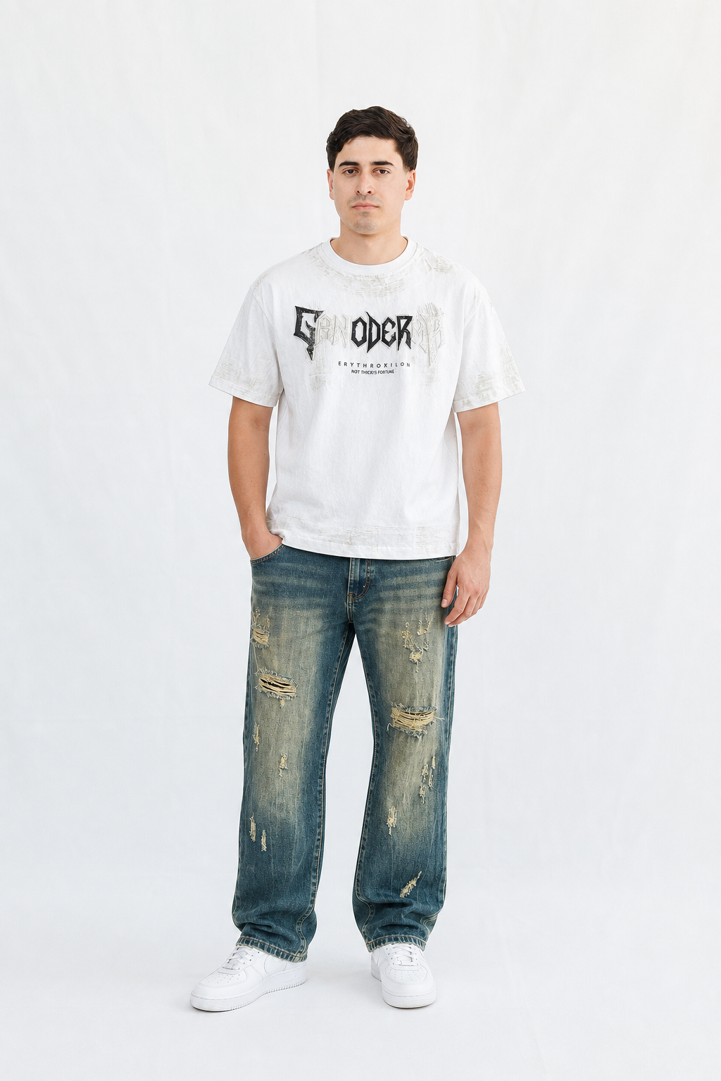 Playera Ganoderma Oversize – Estilo Natural & Streetwear