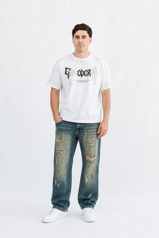 Playera Ganoderma Oversize – Estilo Natural & Streetwear