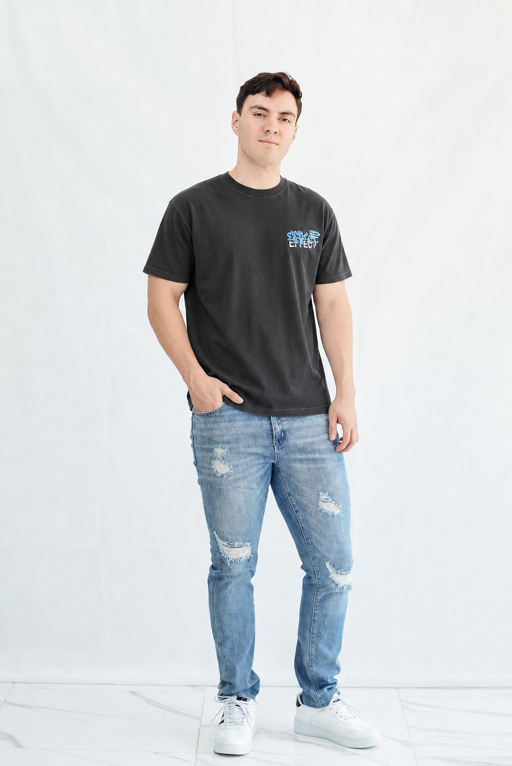 Playera Effect Oversize – Estilo Urbano