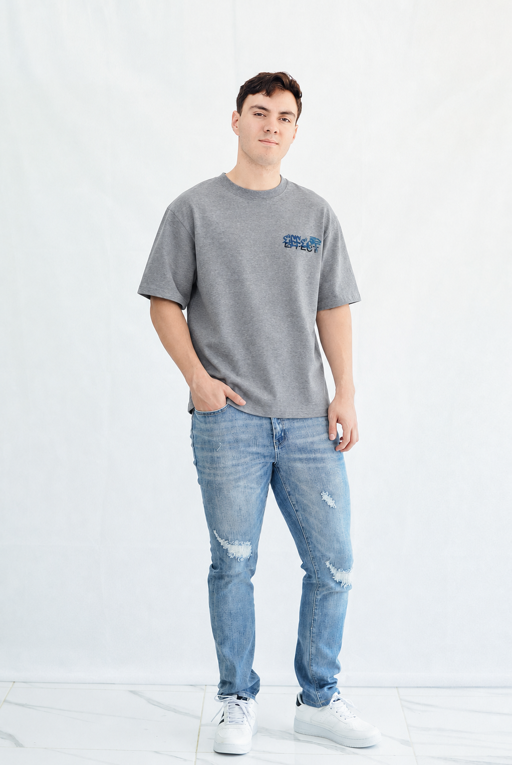 Playera Effect Oversize – Estilo Urbano
