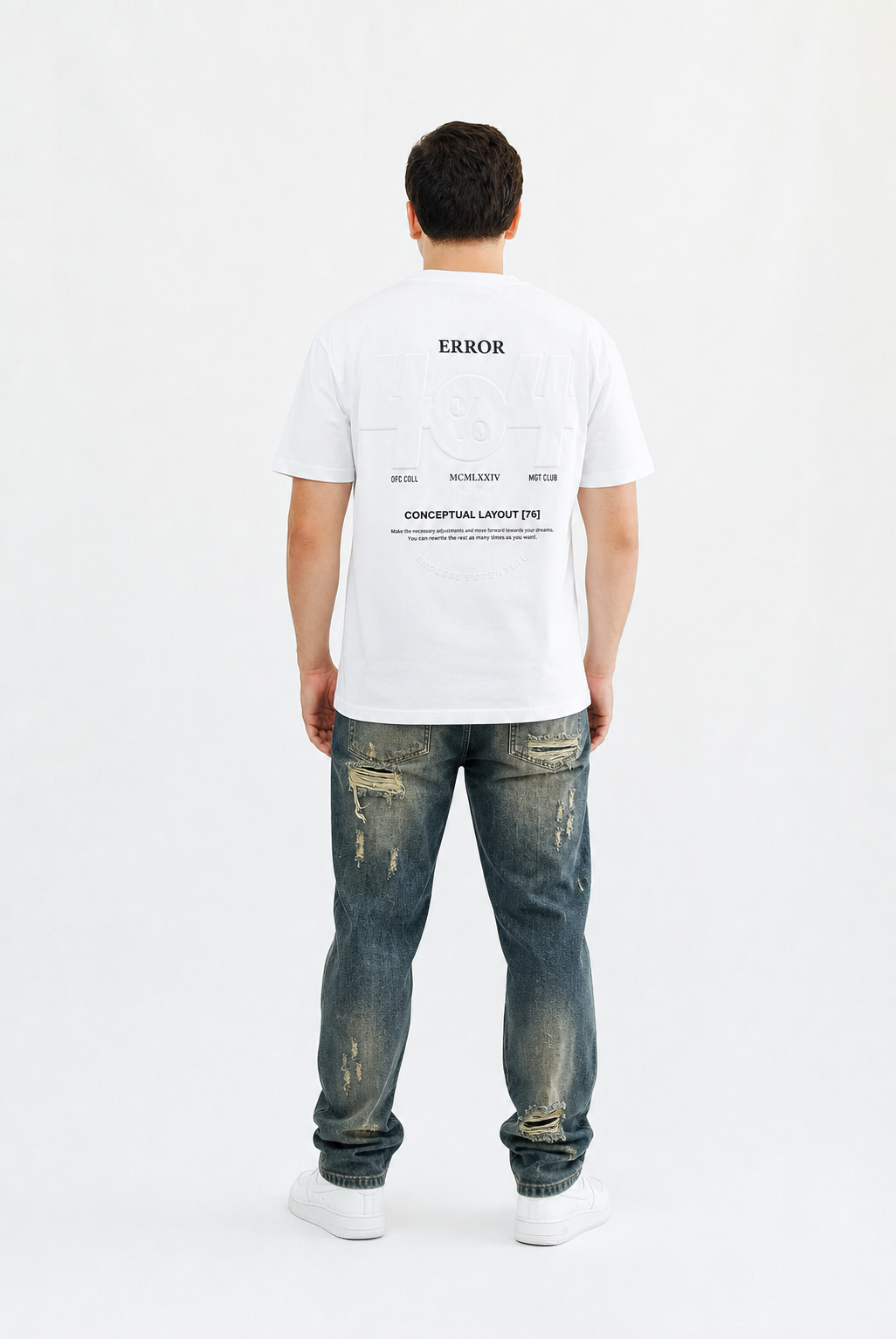 Playera Error 404 Oversize – Diseño Urbano