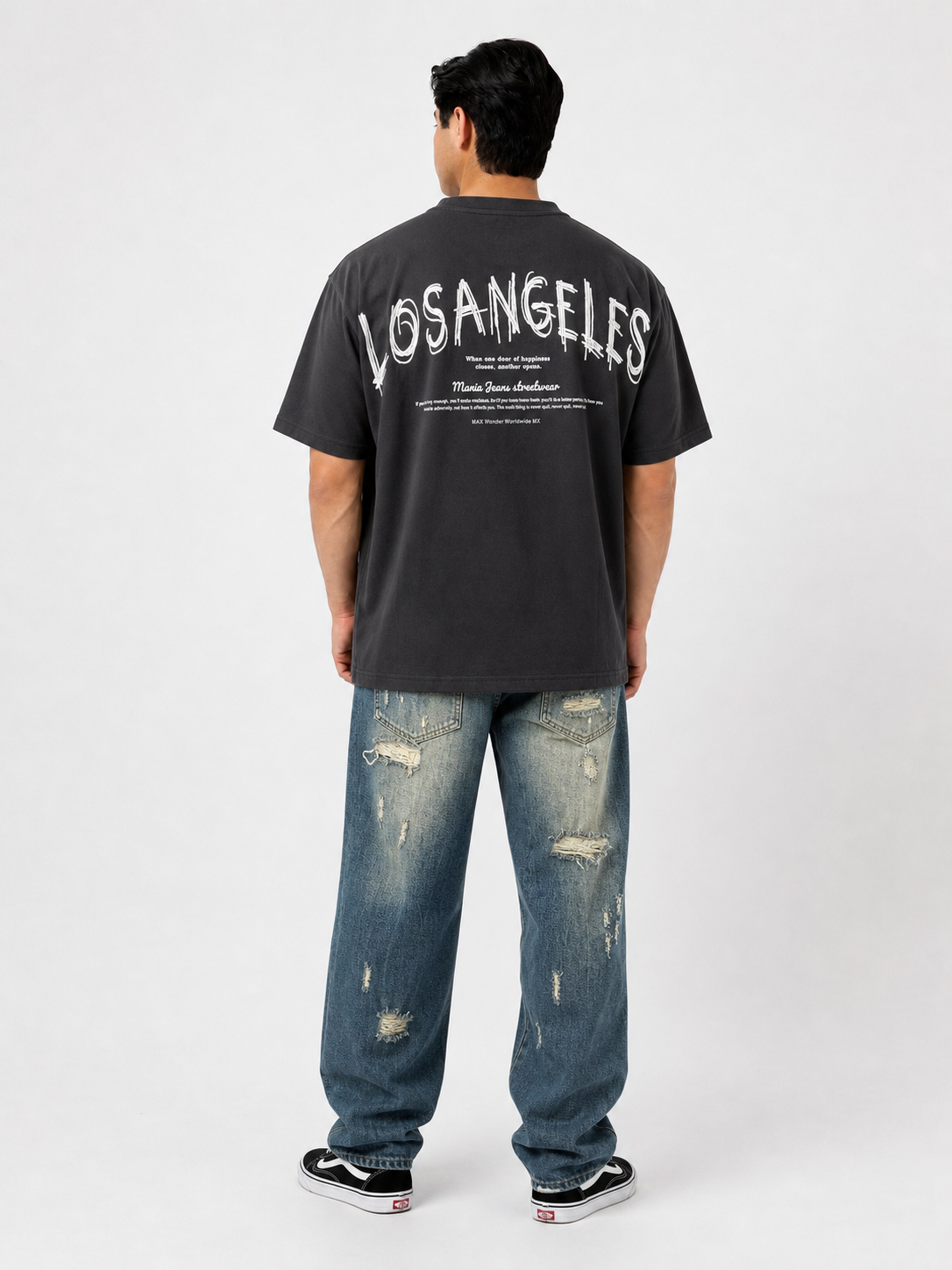 Playera Los Angeles Oversize – Estilo Urbano