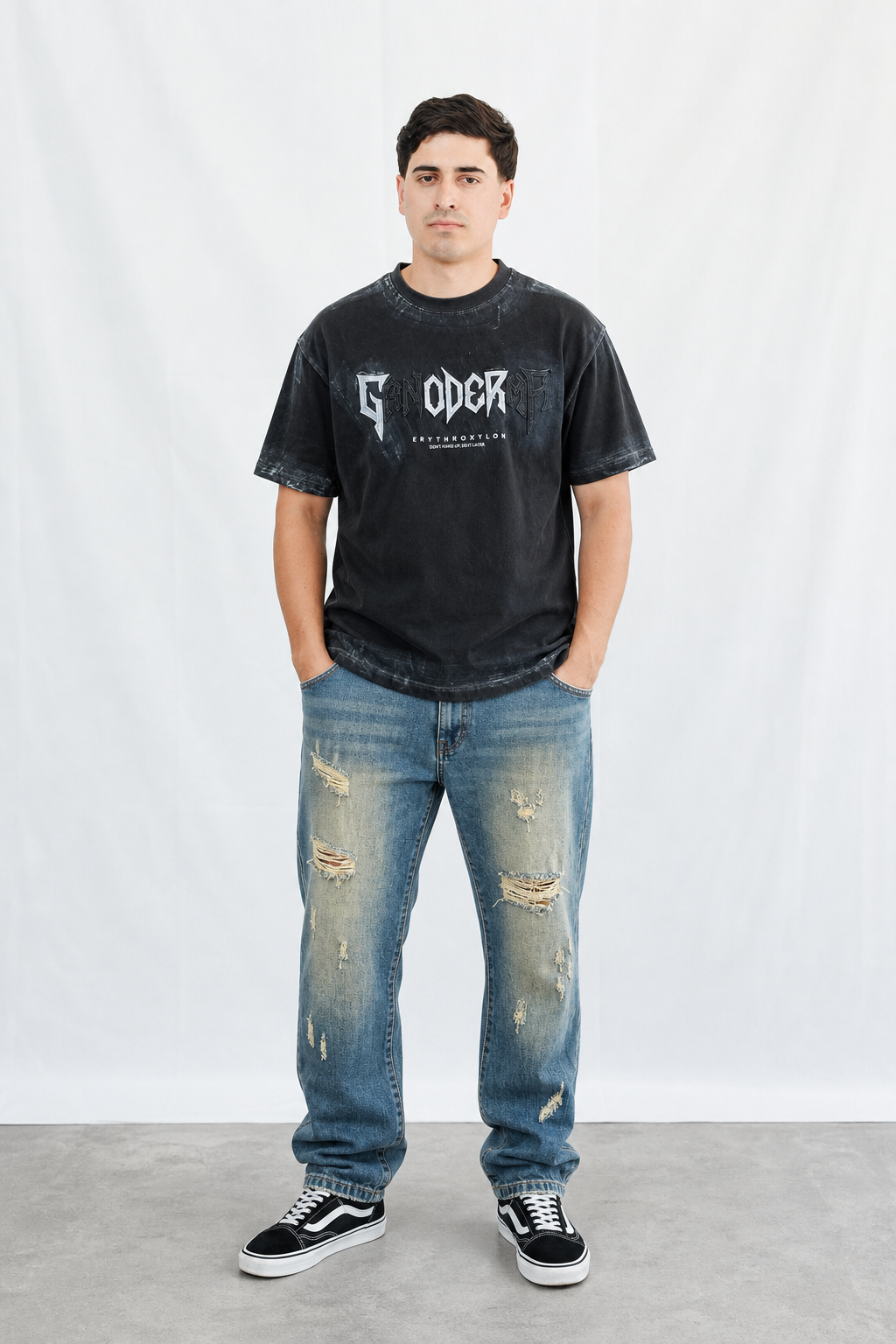 Playera Ganoderma Oversize – Estilo Natural & Streetwear