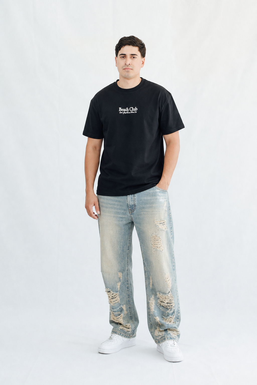 Playera Oversize Beach Club – Vibra Relax & Summer Style