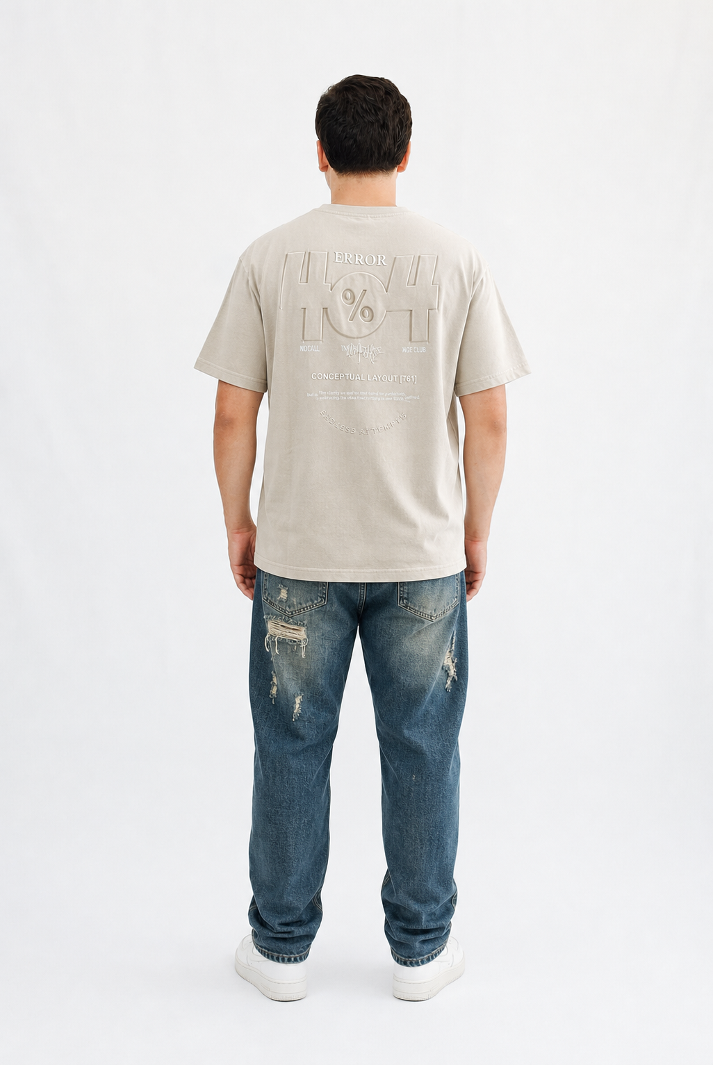 Playera Error 404 Oversize – Diseño Urbano