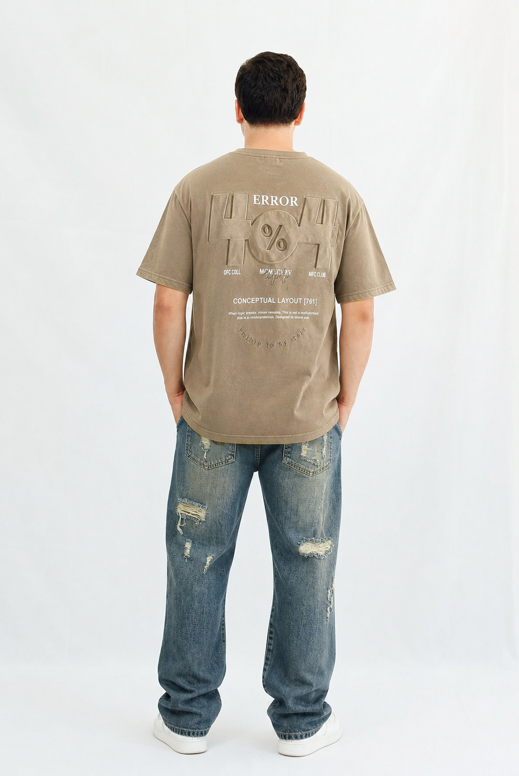 Playera Error 404 Oversize – Diseño Urbano