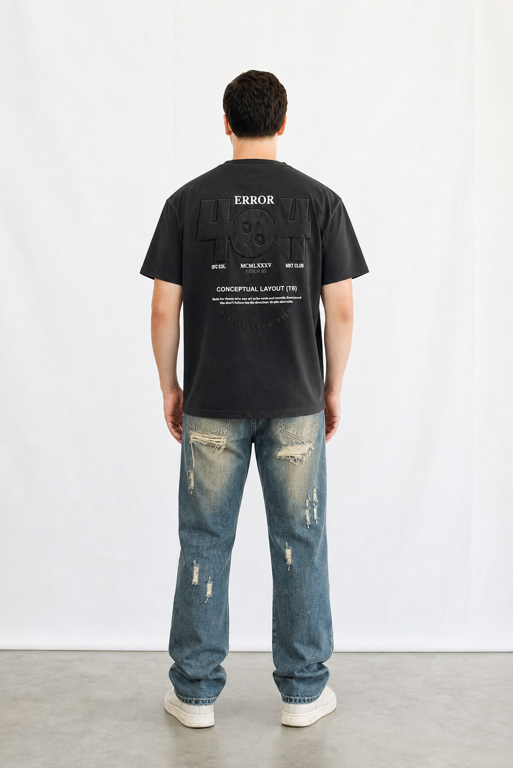 Playera Error 404 Oversize – Diseño Urbano