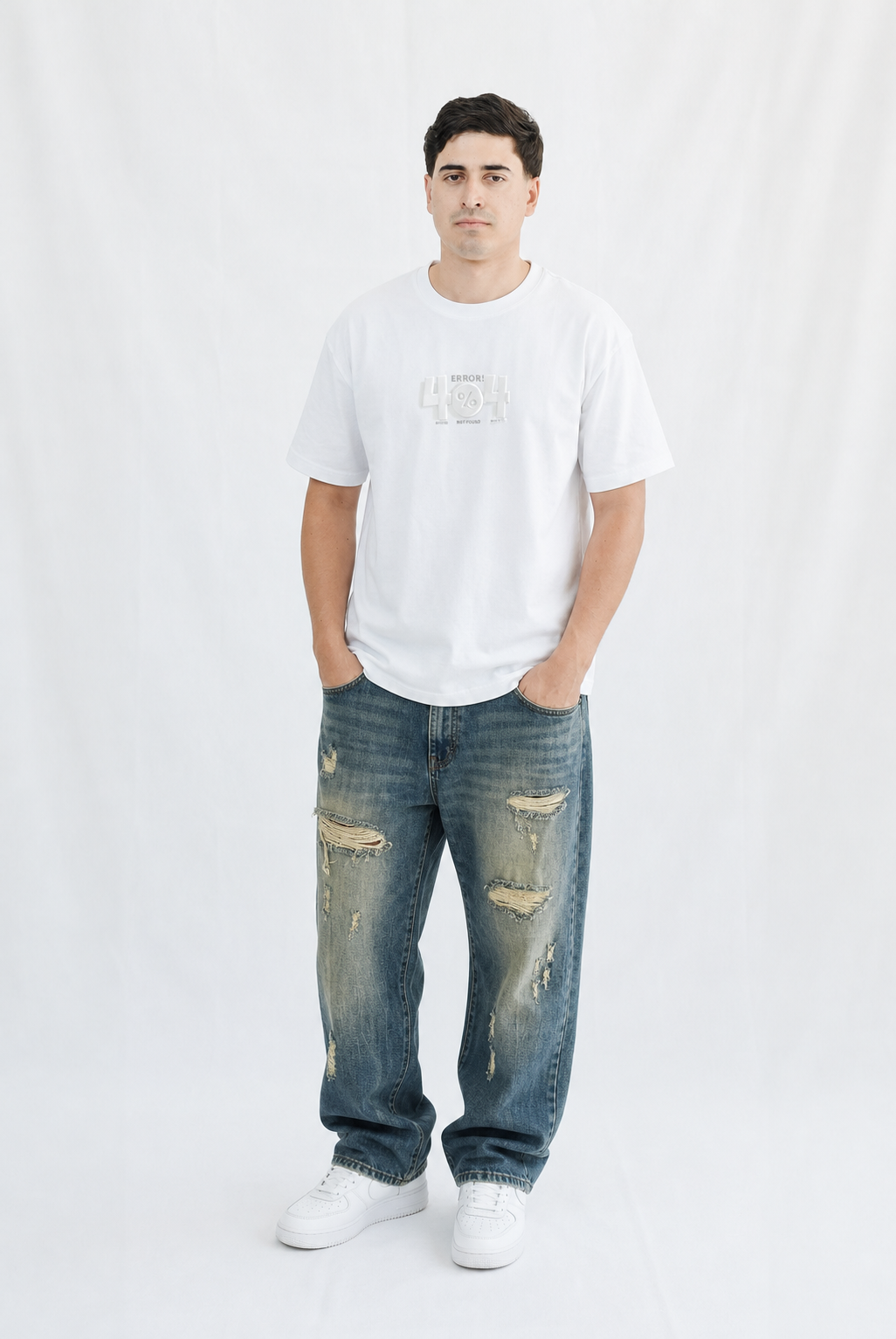 Playera Error 404 Oversize – Diseño Urbano
